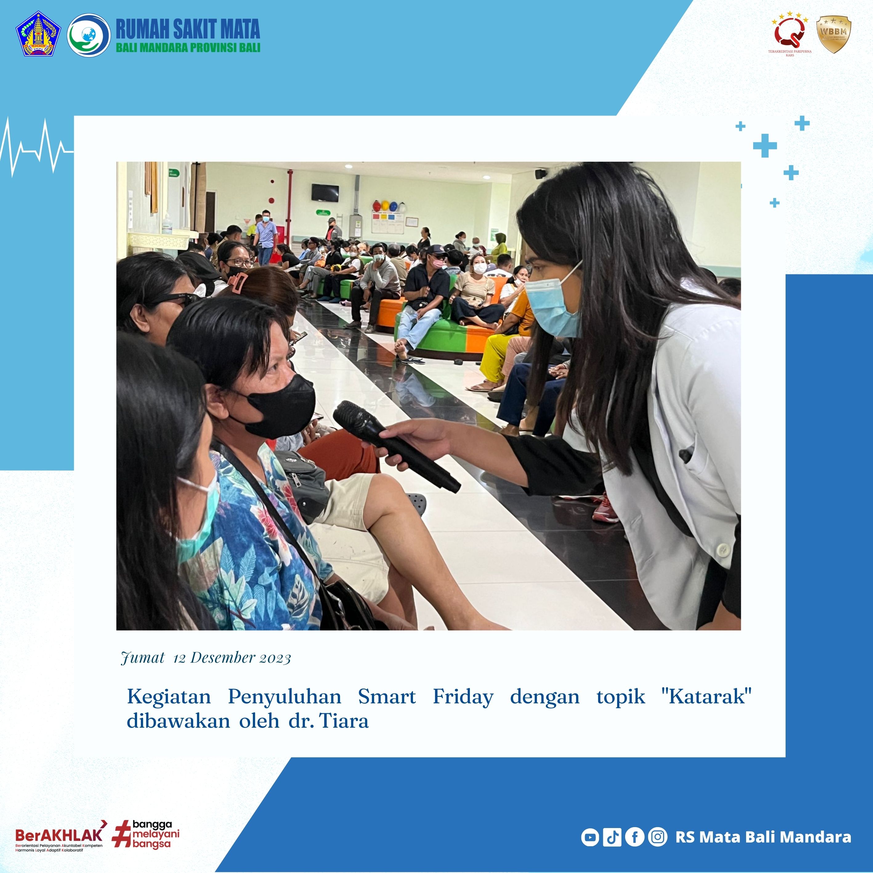 Kegiatan Penyuluhan Smart Friday dengan Topik Katarak