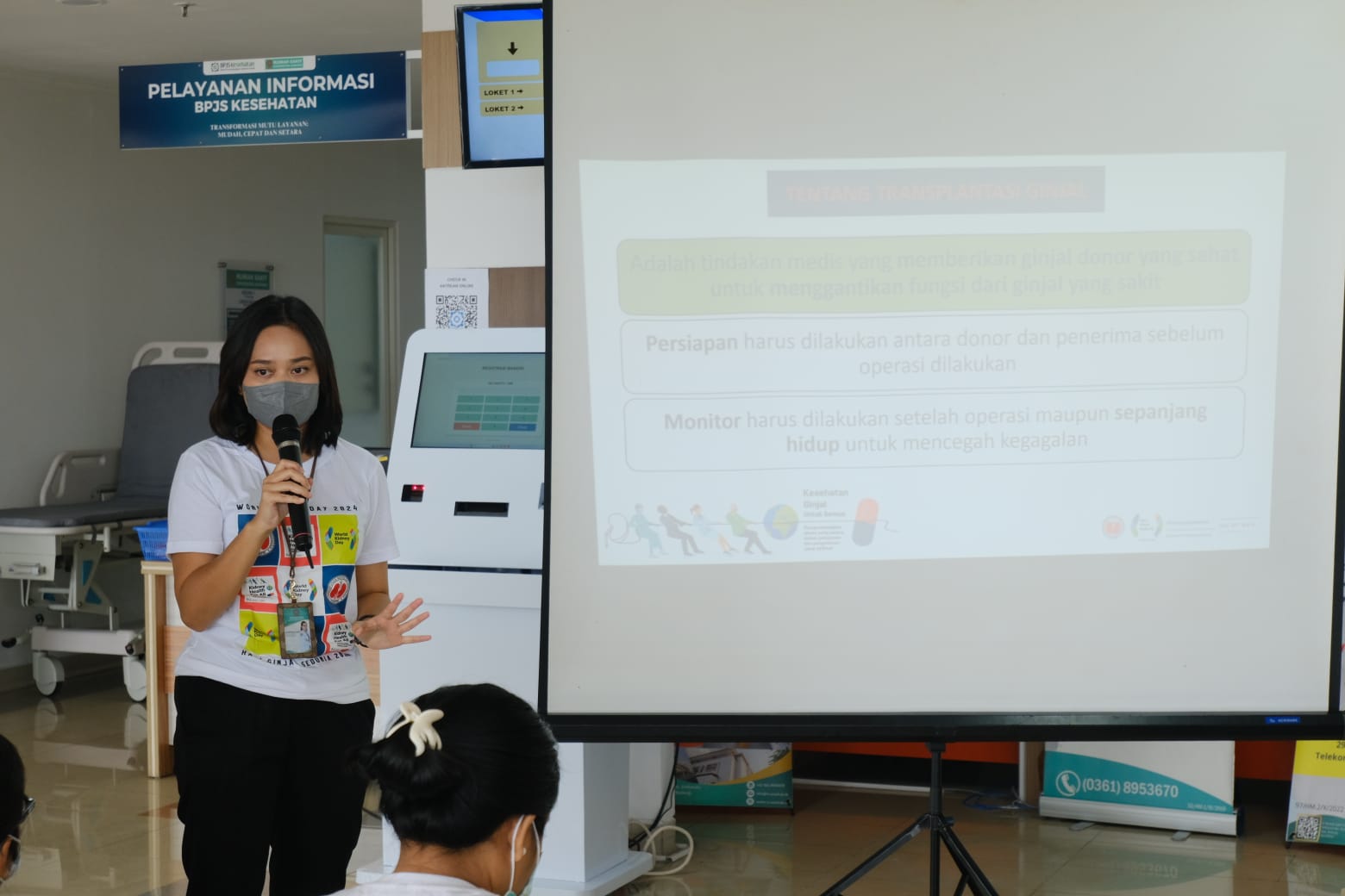 Peduli Kesehatan Ginjal, RSUNUD Berikan Edukasi Kepada Pengunjung