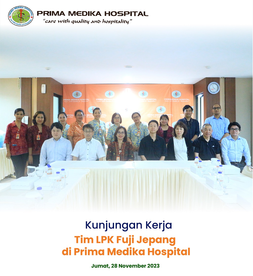 LPK Fuji Academy Bali bersama rekanan dari Jepang melakukan visitasi ke RSU Prima Medika